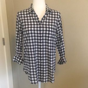 J Crew boy fit checkered shirt